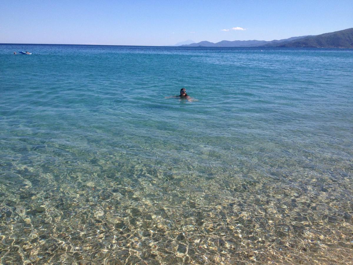 Makedos Sea View Apartman Vrasná Kültér fotó