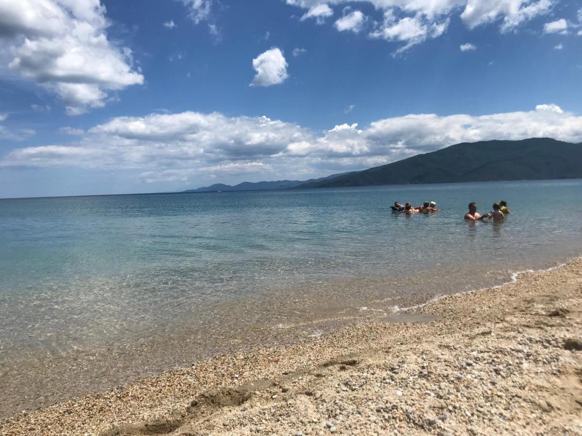 Makedos Sea View Apartman Vrasná Kültér fotó