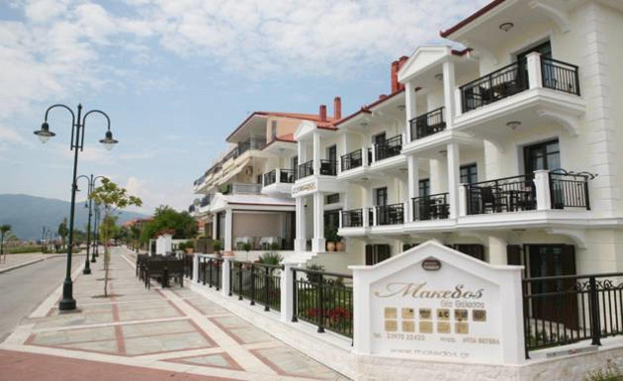Makedos Sea View Apartman Vrasná Kültér fotó